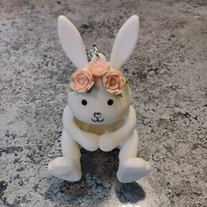 Bath & Body Works Bunny Soap Holder - White and Pink